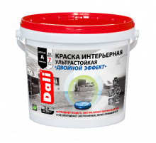 Краска акриловая интерьерная ультрастойкая "DALI" ДВОЙНОЙ ЭФФЕКТ База А шелковисто-матовая 5 л., Рогнеда