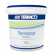Краска акриловая премиальная Terrastop устойчивая к загрязнениям 15 л. Terraco