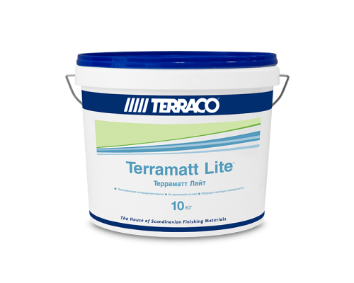 Краска акриловая Terramatt Lite для внутренних работ 5 л. Terraco 