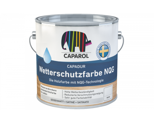 Краска-антисептик универсальная Capadur Wetterschutzfarbe NQG база 3 "Caparol" 4,8л. 