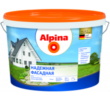 Краска атмосферостойкая Alpina Надежная фасадная матовая 2,5 л.