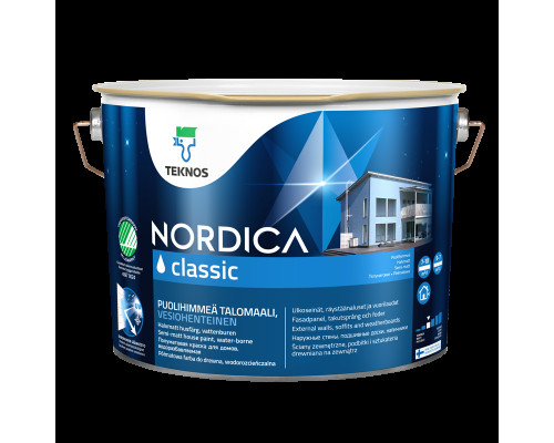 Краска для дерева Нордика классик PM1 10/9л Teknos