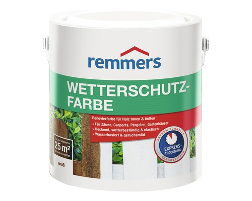 Краска для дерева с антисептиком для внутренних работ Remmers Wetterschutz-Farbe база ВW 10 л.