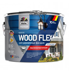 Краска для деревянных фасадов düfa Premium WOODFLEX полуматовая белая 2,5 л.