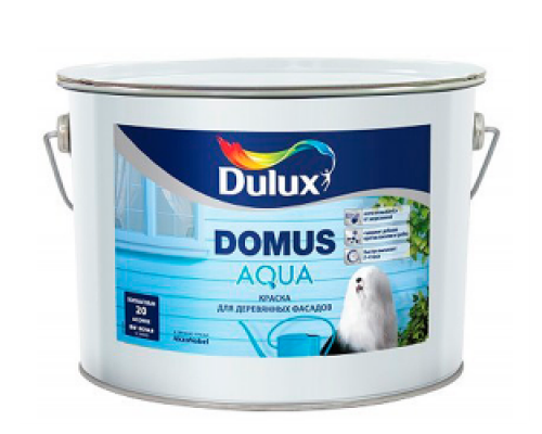 Краска для деревянных фасадов водно-дисперсионная Dulux Domus Aqua полуматовая база BC 2,25 л.