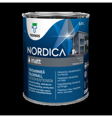 Краска для домов Нордика Матт PM1 1/0.9л Teknos