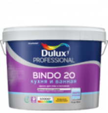 Краска для кухни и ванной латексная Dulux Professional Bindo 20 / Биндо 20 полуматовая база BW 9 л.