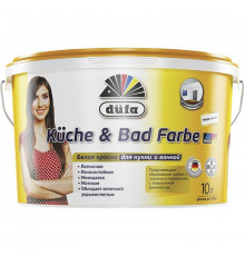 Краска для кухни и ванной вододисперсионная Dufa Kuche & Bad Farbe Mix матовая база 1 5 л.