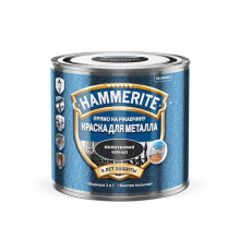 Краска для металлических поверхностей алкидная Hammerite молотковая черная 0,25 л.