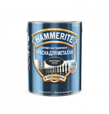 Краска для металлических поверхностей алкидная Hammerite молотковая черная 20 л.