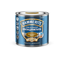 Краска для металлических поверхностей алкидная Hammerite молотковая медная 0,25 л.