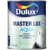 Краска для радиаторов и мебели водно-дисперсионная Dulux Master Lux Aqua 40 полуглянцевая база BC 2,325 л.