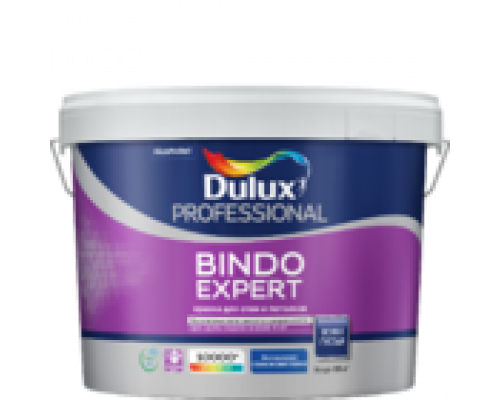 Краска для стен и потолков Dulux Professional Bindo Expert глубокоматовая база BC 0,9 л.
