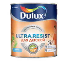 Краска для стен и потолков латексная Dulux Ultra Resist Для детской матовая база BC 2,25 л.