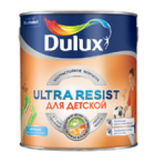 Краска для стен и потолков латексная Dulux Ultra Resist Для детской матовая база BM 2,4 л.
