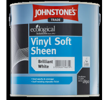 Краска для стен и потолков с легким блеском матовая Johnstone`s Vinyl Soft Sheen база L 10 л.