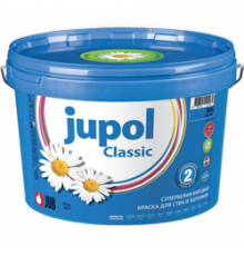 Краска для стен и потолков супербелая матовая JUPOL Classic 15 л (1/24) "JUB"