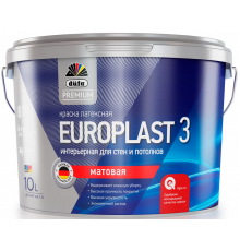 Краска для стен и потолков водно-дисперсионная Dufa Premium Europlast 3 матовая база 1 2,5 л.