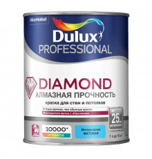 Краска для стен и потолков водно-дисперсионная Dulux Professional Diamond Matt матовая база BM 0,96 л.