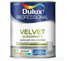 Краска для стен и потолков водно-дисперсионная Dulux Velvet Supermatt глубокоматовая белая 2,5 л.