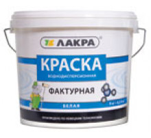 Краска фактурная Лакра Белый 18 кг. Л-С