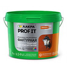 Краска фактурная Лакра PROF IT белая 18 кг.