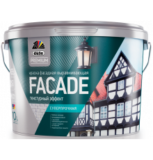 Краска фасадная акриловая суперпрочная Dufa Premium Facade глубокоматовая база 1 10 л.