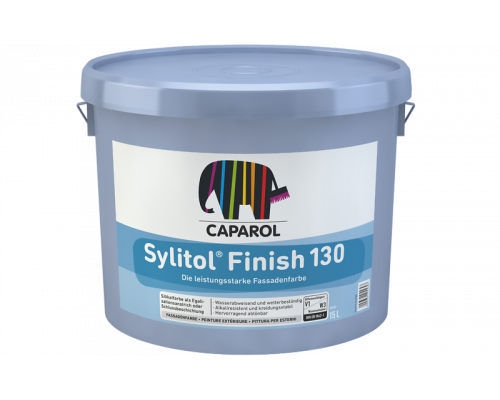 Краска фасадная на минеральной основе Sylitol Finish 130 белая 10 л. Caparol