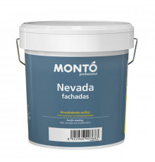 Краска фасадная на водной основе Monto NEVADA FACHADAS LISO матовая база А 15 л.