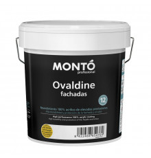 Краска фасадная на водной основе Monto OVALDINE FACHADAS LISO глубокоматовая база С 4 л.