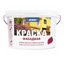Краска фасадная PROREMONTT белая 3 кг. ЛС