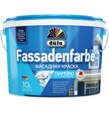 Краска фасадная водно-дисперсионная Dufa Fassadenfarbe RD90 матовая белая 10 л.
