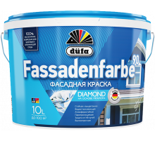 Краска фасадная водно-дисперсионная Dufa Fassadenfarbe RD90 матовая белая 5 л.