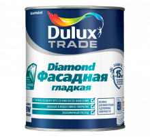 Краска фасадная водно-дисперсионная Dulux Diamond гладкая база BC 0,9 л. 