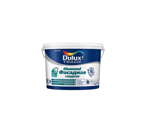 Краска фасадная водно-дисперсионная Dulux Diamond гладкая база BM 2,4 л. 