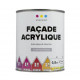 Краска фасадная водно-дисперсионная ,суперстойкая Vincent Facade Acrylique  База А, матовая 0.8 л