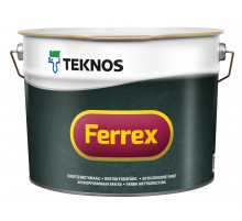 Краска Феррекс серый 10/10л Teknos