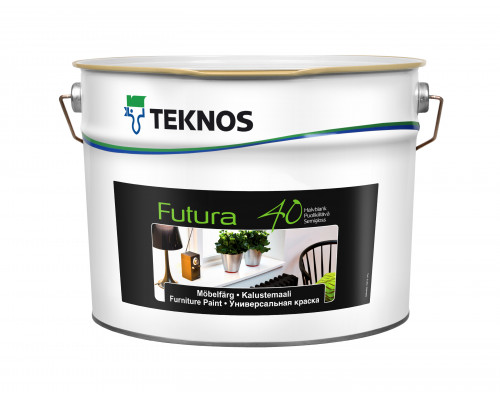 Краска Футура 40 PM1 10/9л Teknos