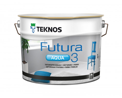 Краска Футура аква 3 10/9л Teknos