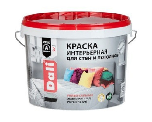 Краска интерьерная белоснежная Рогнеда Dali акриловая 5л.