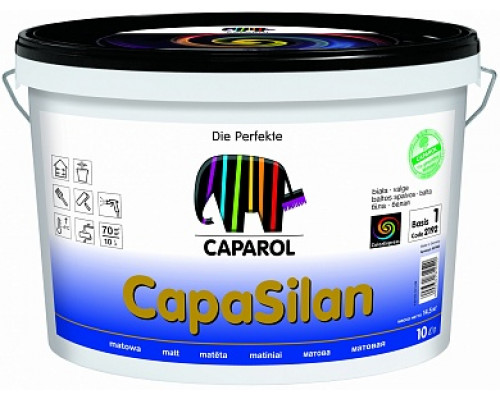 Краска интерьерная Caparol CapaSilan белая 12,5 л.