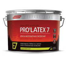 Краска интерьерная латексная шелковисто-матовая PARADE PRO'LATEX Е7 база А 0,9л. Россия