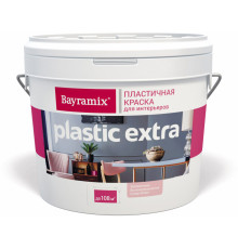Краска интерьерная пластичная акриловая Bayramix Plastiс Extra матовая 9 л.