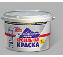 Краска кровельная по оцинкованному железу акрилатная Новбытхим под черепицу 2,1 кг.