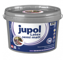 Краска латексная для внутренних работ JUPOL Latex semi matt База А (1001) полуглянцевая 5 л. JUB