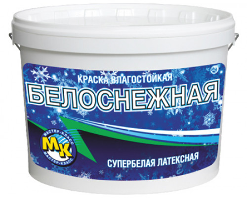 Краска латексная супербелая МК "Белоснежная" 40 кг.