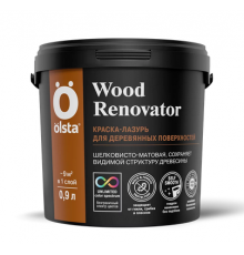 Краска-лазурь для деревянных поверхностей Olsta Wood Renovator Шелковисто-матовая 2,7 л.