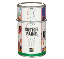 Краска маркерная двухкомпонентная водно-дисперсионная Magpaint SketchPaint бесцветная глянц. 0,5 л.