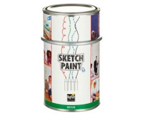 Краска маркерная двухкомпонентная водно-дисперсионная Magpaint SketchPaint бесцветная матовая 0,5 л.