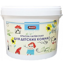 Краска моющаяся латексная для детских комнат Аквест-22 Мастер полуматовая 7 кг.